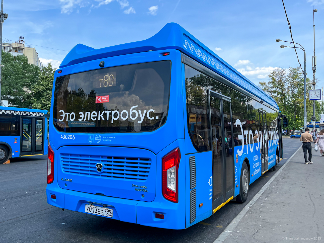 Moscou, LiAZ-6274 N°. 430206