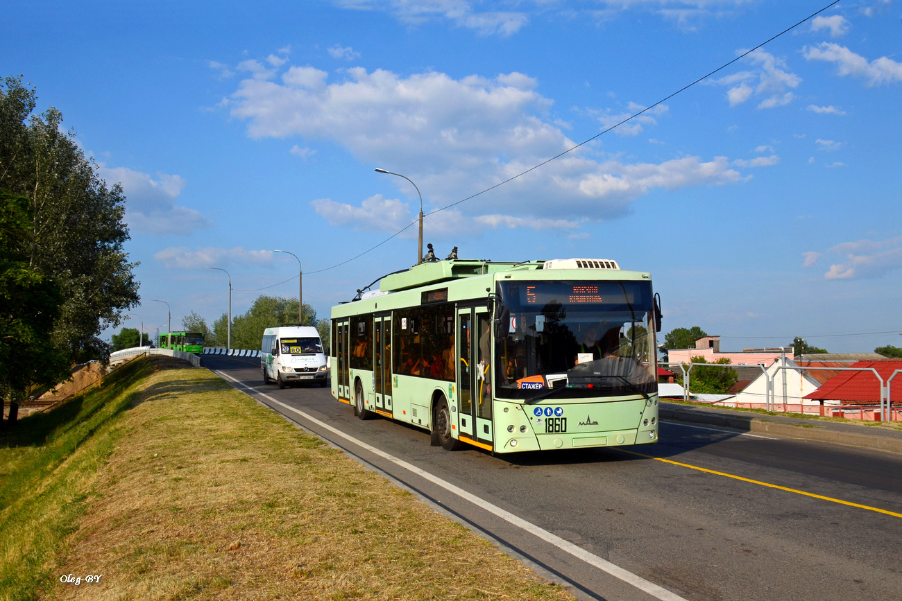 Гомель, МАЗ-203Т70 № 1860; Гомель — Движение на участках с использованием автономного хода