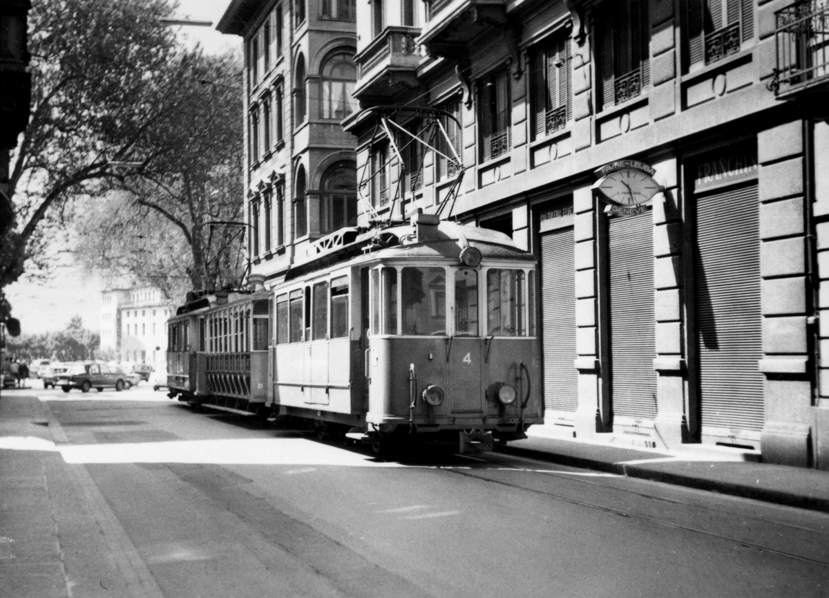 Lugano, SWS/Alioth Ce 2/2 č. 4; Lugano — Old Photos