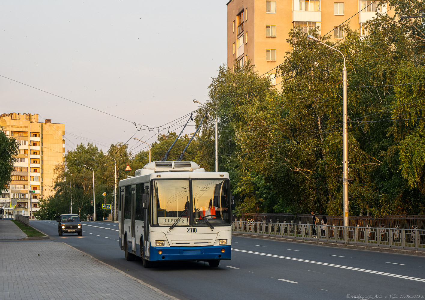 Уфа, НефАЗ-БТЗ 52765Р № 2110