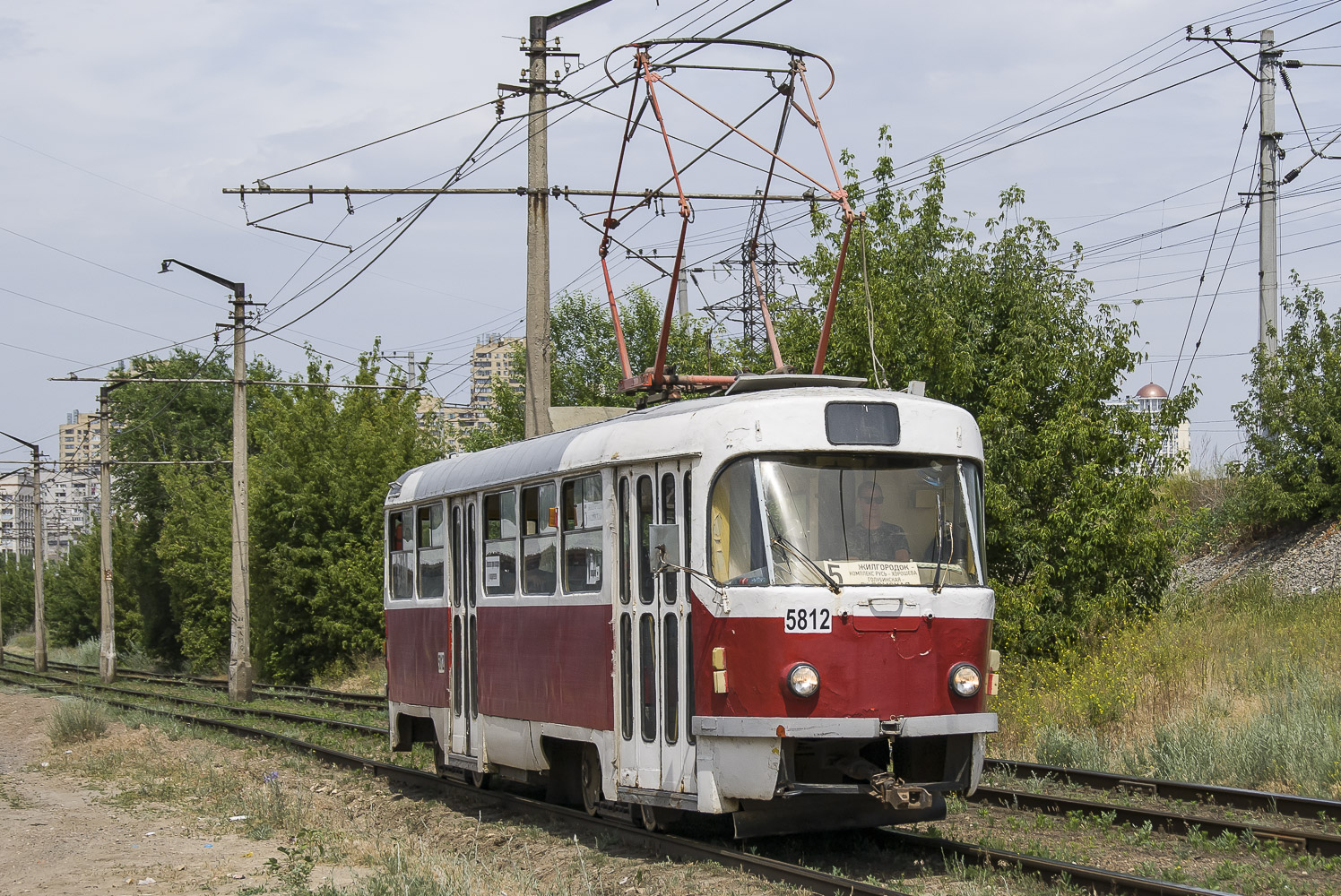 Volgograd, Tatra T3SU # 5812
