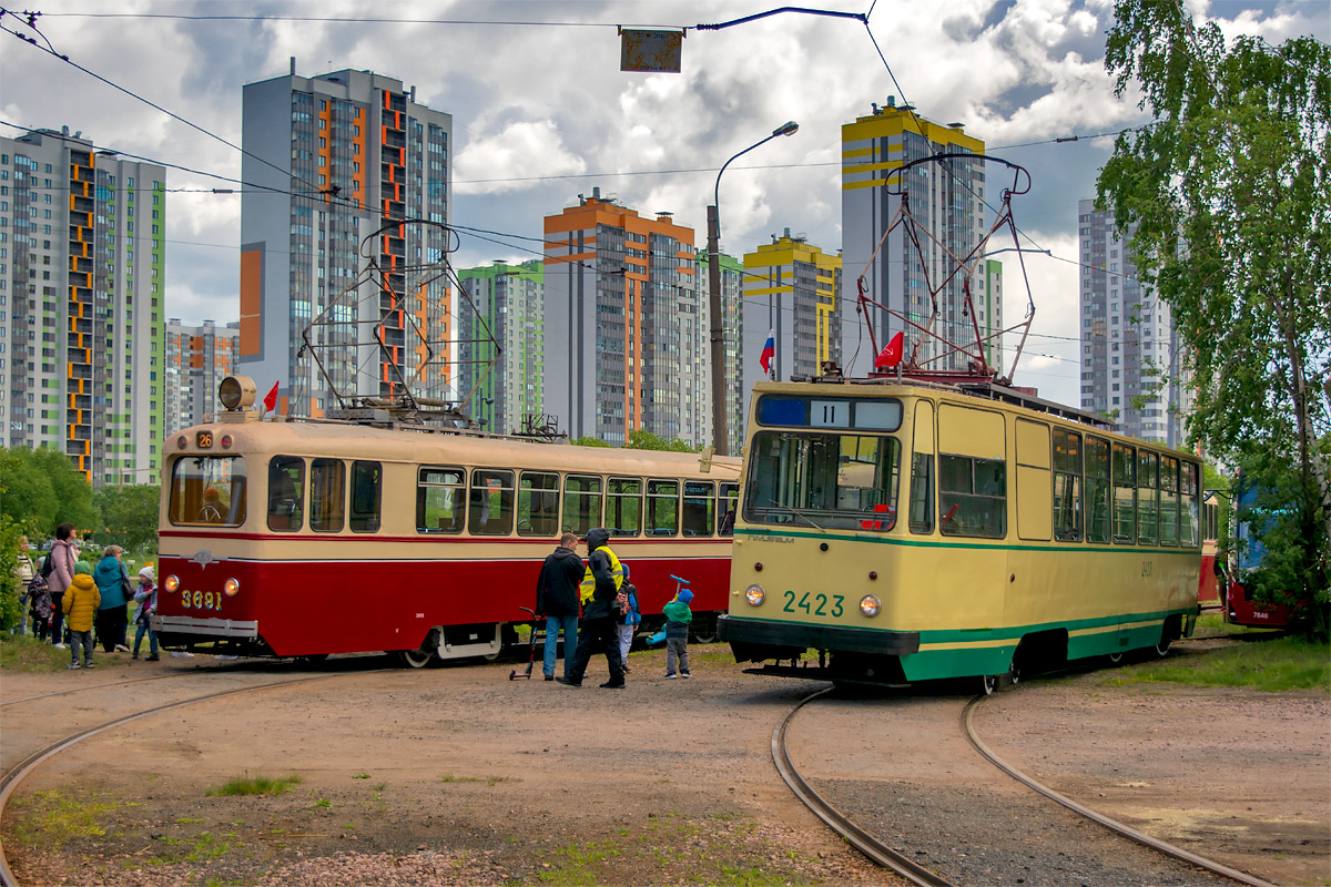 Санкт-Петербург, ЛМ-68М № 2423; Санкт-Петербург — Фестиваль «Купчинская весна 2023» — 03.06.2023