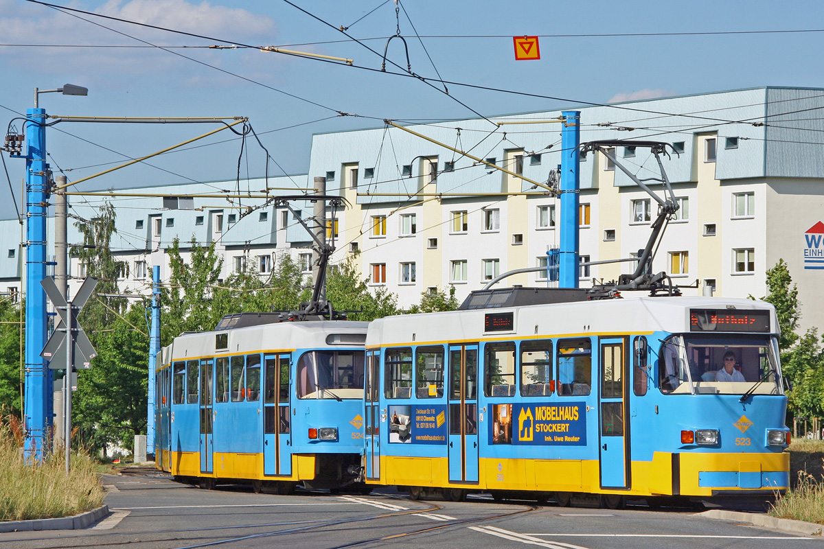 Хемниц, Tatra T3DM № 523