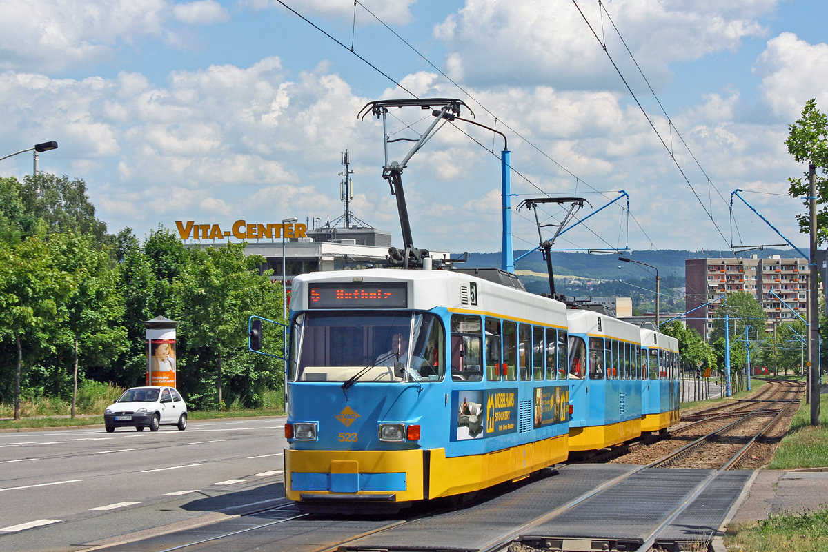 Хемниц, Tatra T3DM № 523