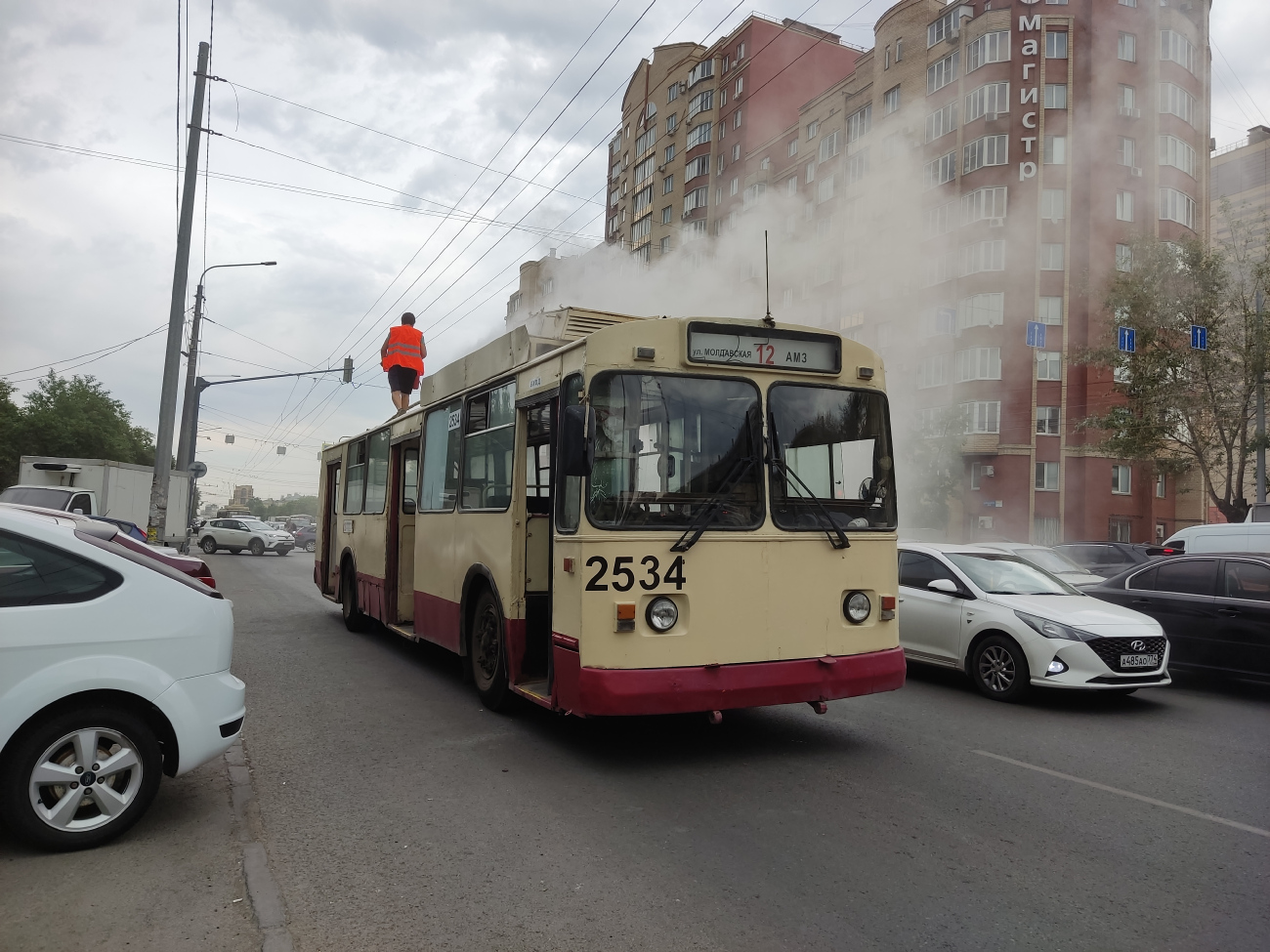 Челябинск, ЗиУ-682В [В00] № 2534; Челябинск — Происшествия