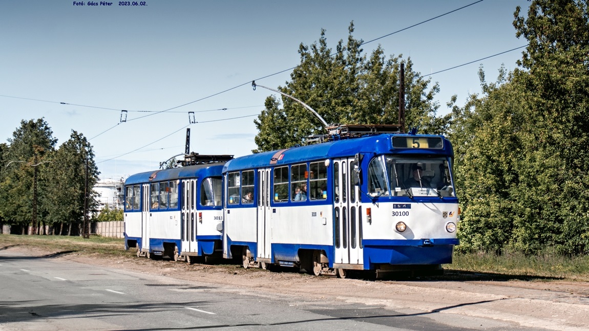 Рига, Tatra T3A № 30100