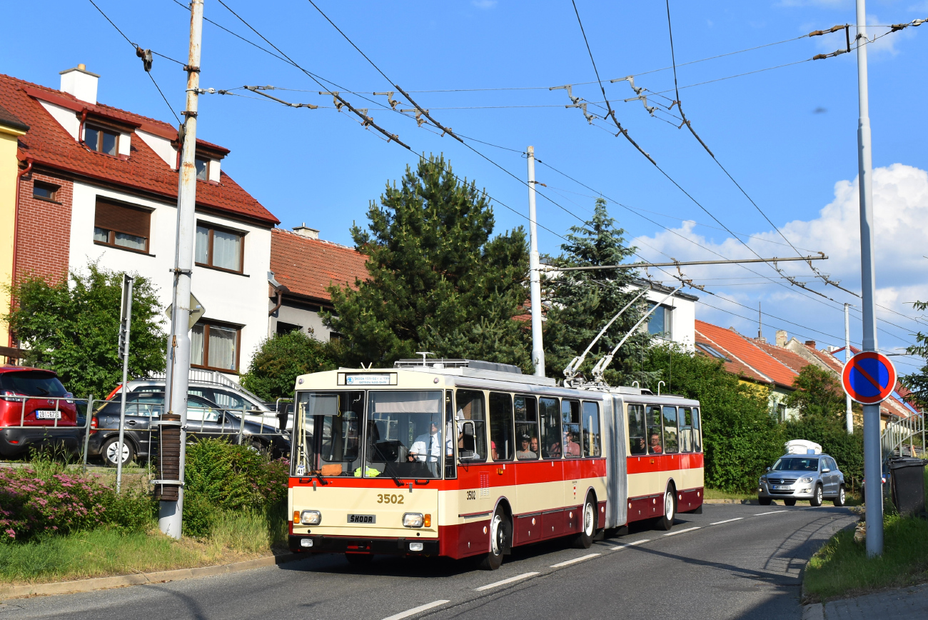 Брно, Škoda 15Tr02/6 № 3502; Брно — Транспортная ностальгия 2023 года и прощание с троллейбусами Шкода 14Тр и 15Тр
