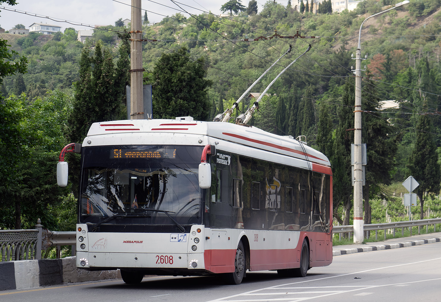 Крымский троллейбус, Тролза-5265.05 «Мегаполис» № 2608