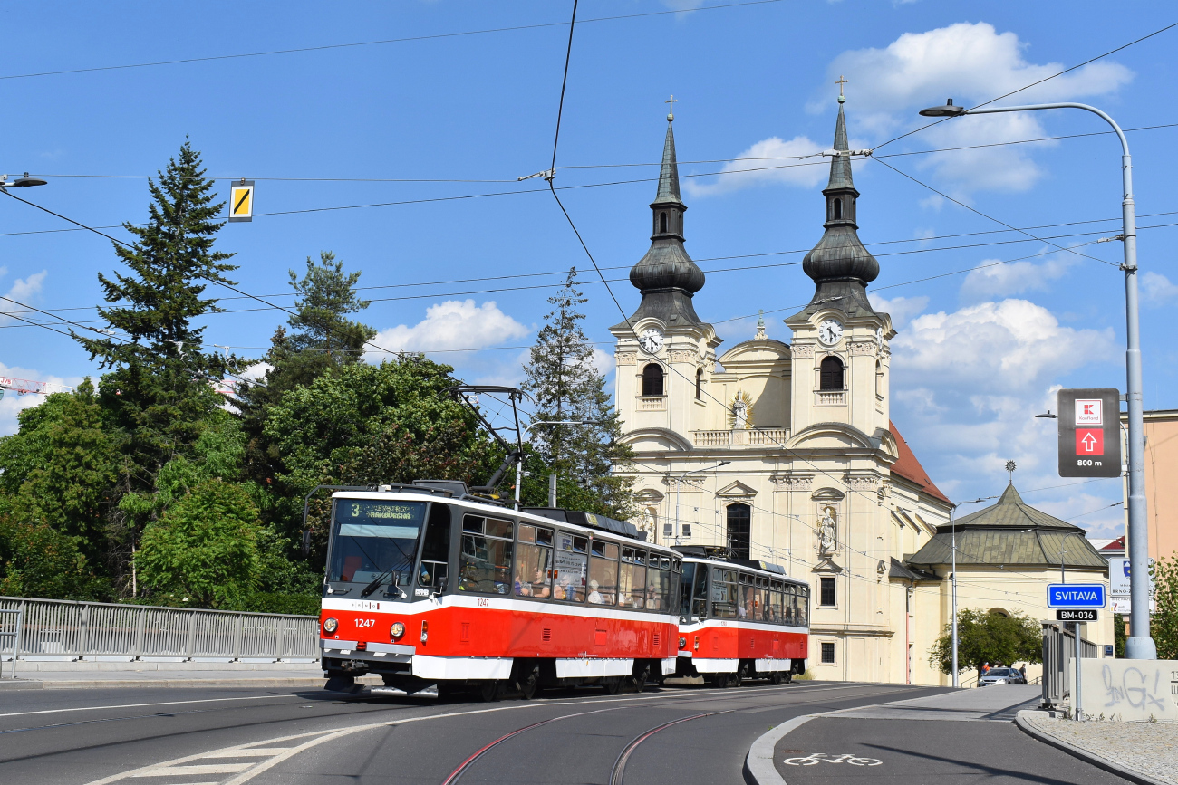 Брно, Tatra T6A5 № 1247