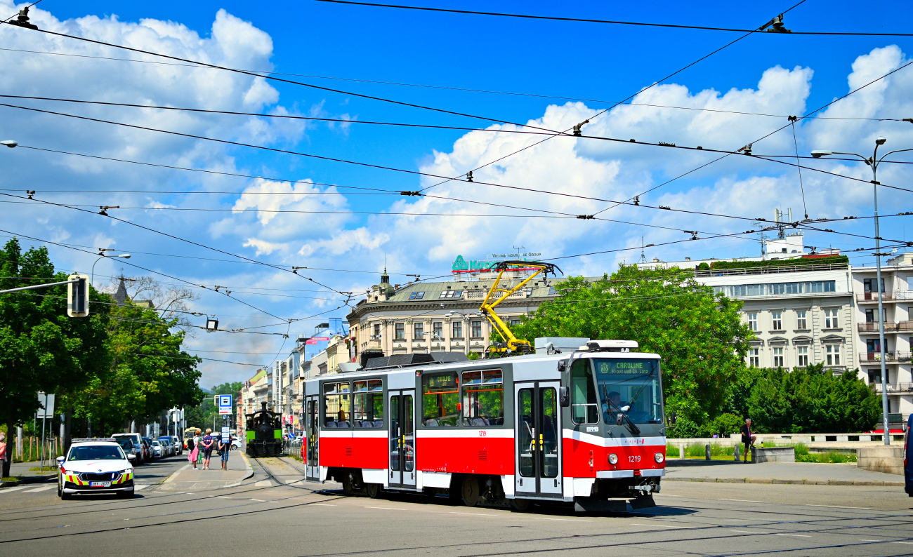 Brno, Tatra T6A5 N°. 1219; Brno — Transport nostalgia 2023 and farewell to Škoda 14Tr and 15Tr trolleybuses