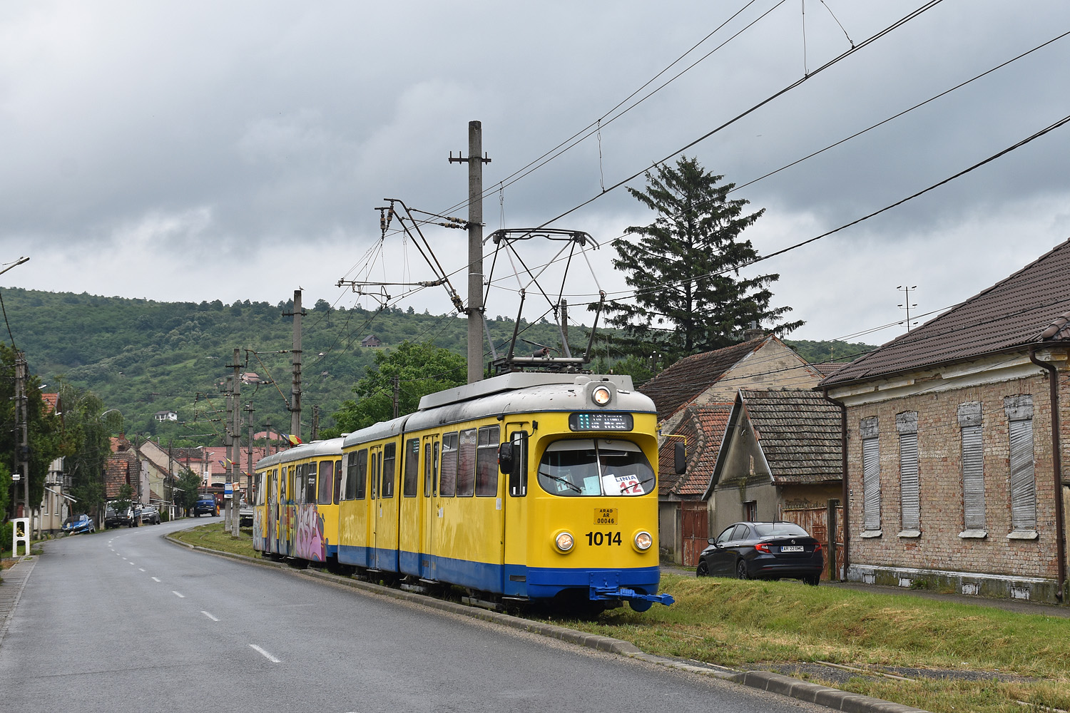 Арад, Duewag ET6 № 1014