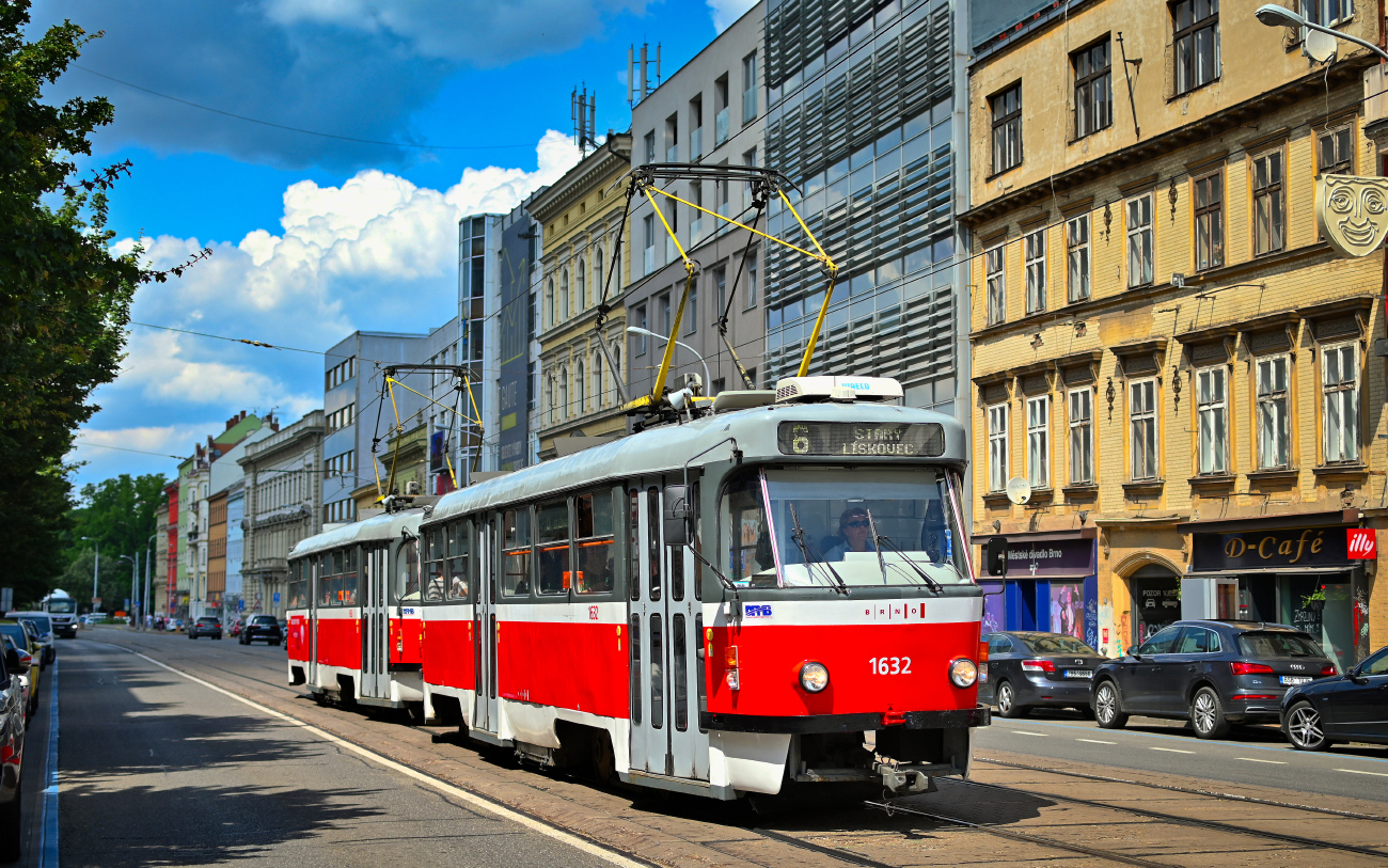 Брно, Tatra T3P № 1632