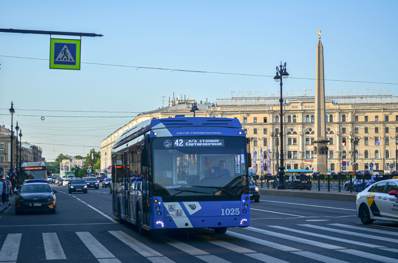 Санкт-Петербург, Тролза-5265.08 «Мегаполис» № 1025