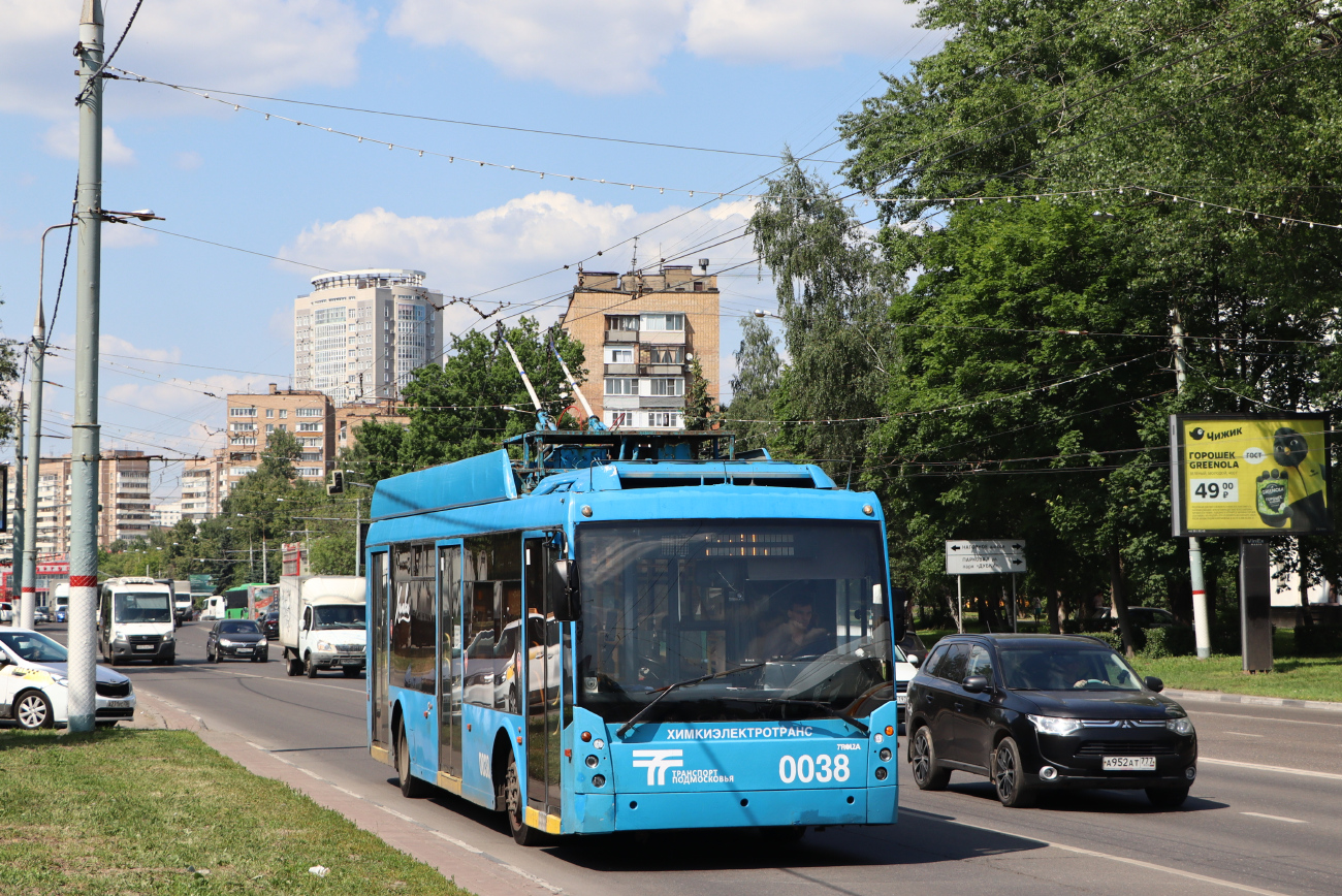 Химки, Тролза-5265.00 «Мегаполис» № 0038