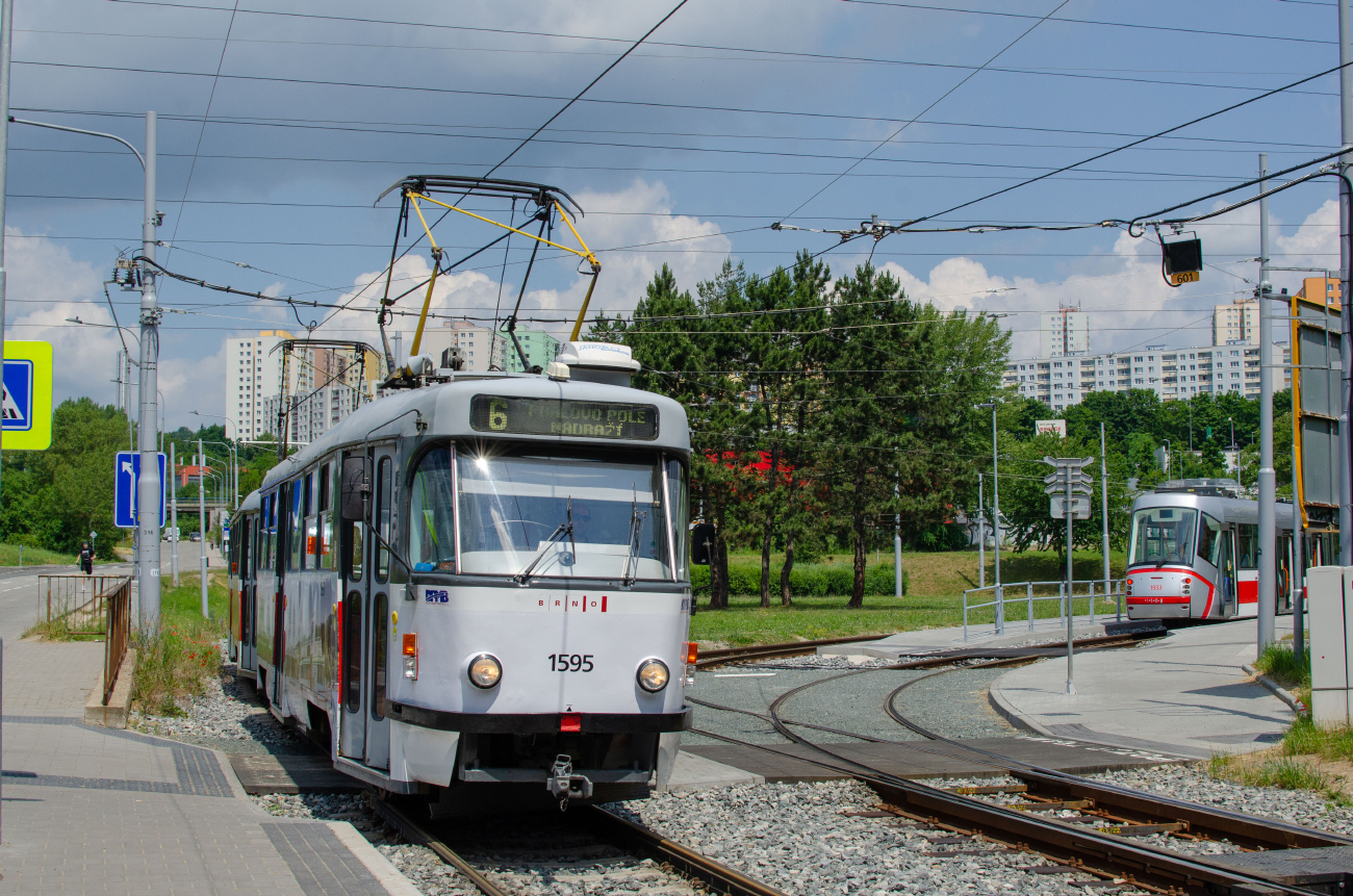 Брно, Tatra T3P № 1595