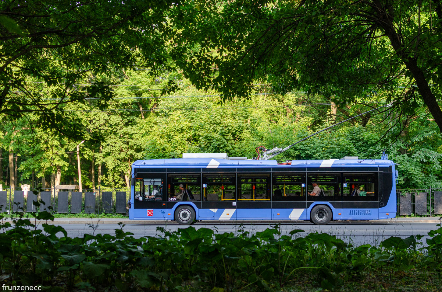 Санкт-Петербург, БКМ 32100D «Ольгерд» № 3129; Санкт-Петербург — Разные фотографии; Санкт-Петербург — Троллейбусные линии и инфраструктура
