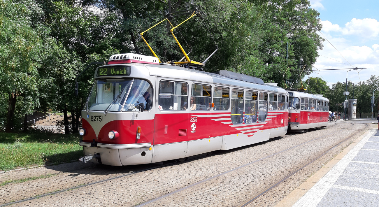 Прага, Tatra T3R.PLF № 8275