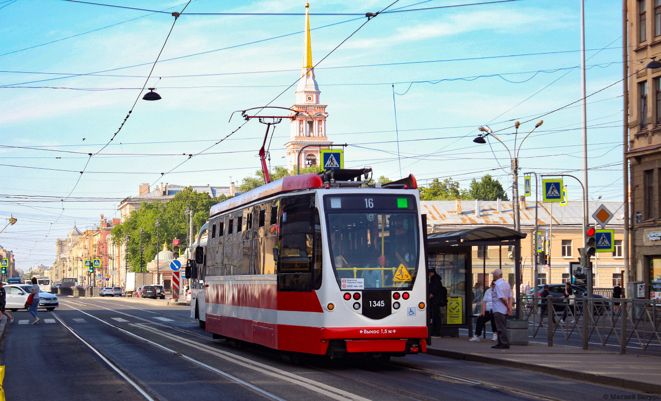 Санкт-Петербург, 71-134А (ЛМ-99АВН) № 1345