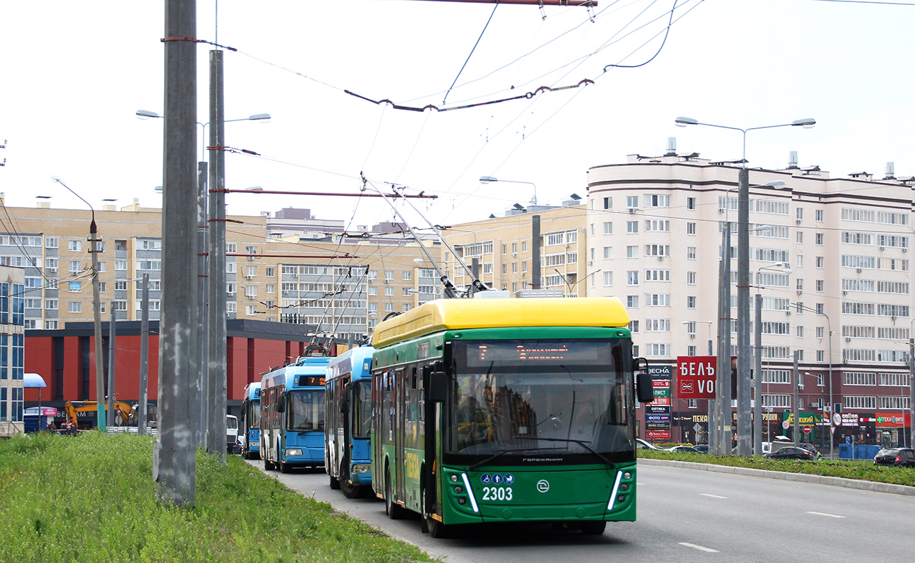 Пенза, УТТЗ-6241.01 «Горожанин» № 2303; Пенза — Конечные станции и кольца