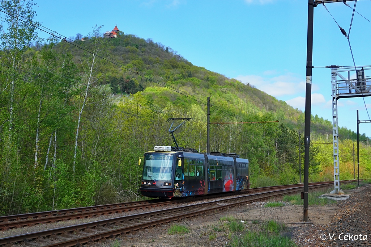 Most - Litvínov, Škoda 03T5 Astra/Anitra № 201