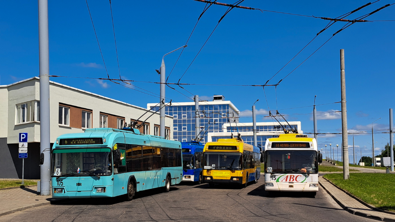 Гродно, БКМ 32102 № 105; Гродно, БКМ 32102 № 102; Гродно, БКМ 321 № 15