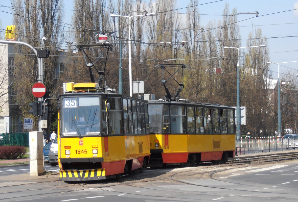 Varšava, Konstal 105Na č. 1246 Varšava, Konstal 105Na č. 1246