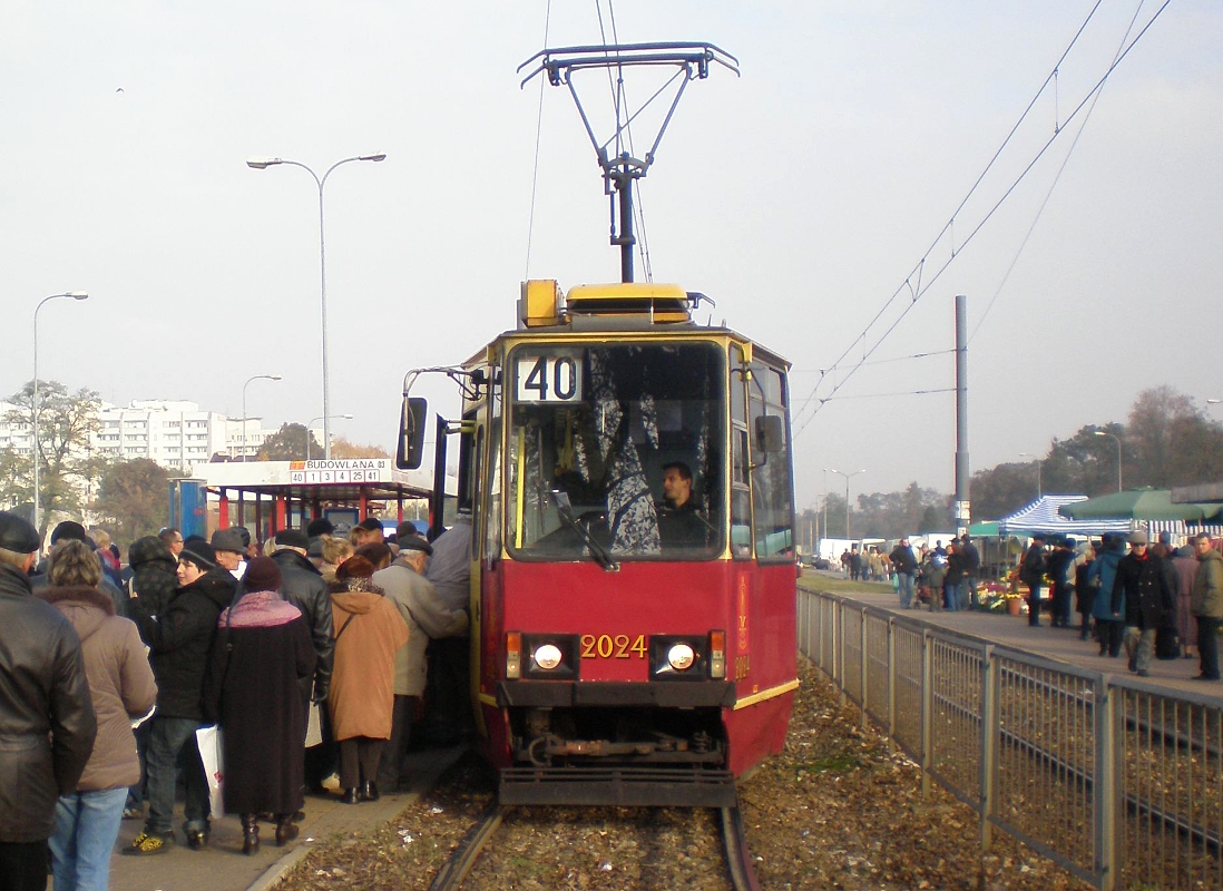 Варшава, Konstal 105N2k № 2024