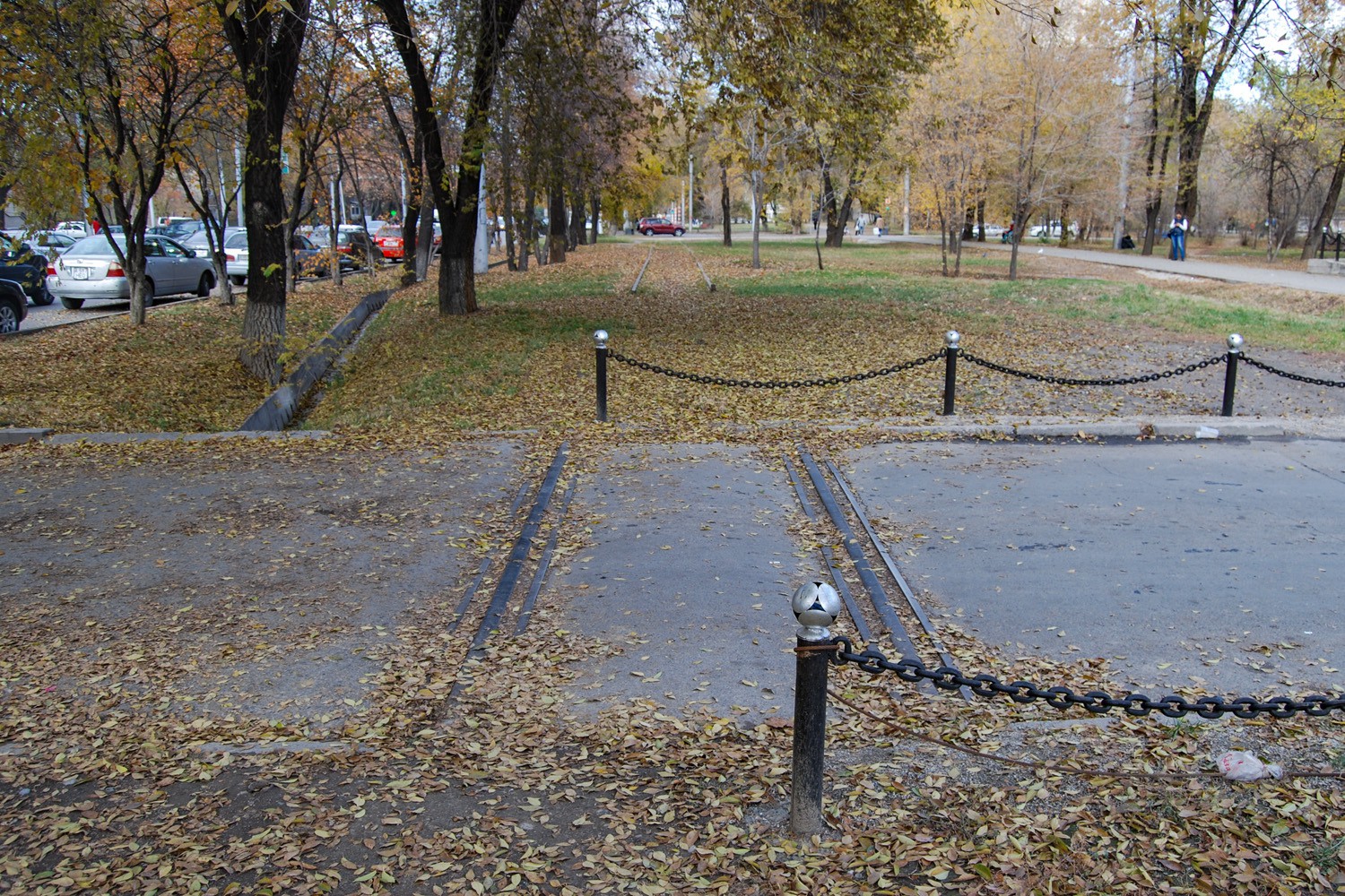 阿拉木圖 — Liquidated tram lines