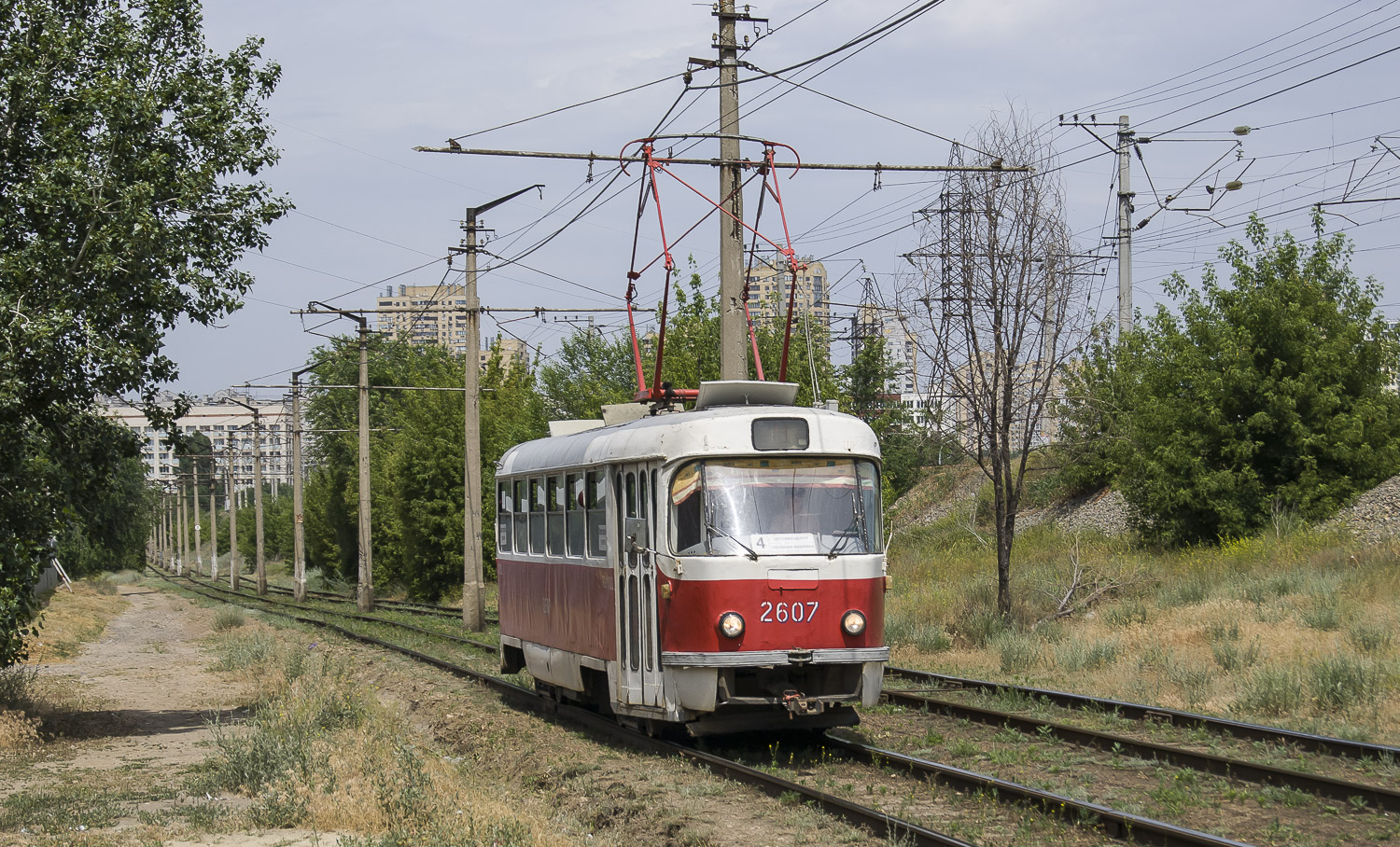 Volgograd, Tatra T3SU (2-door) № 2607