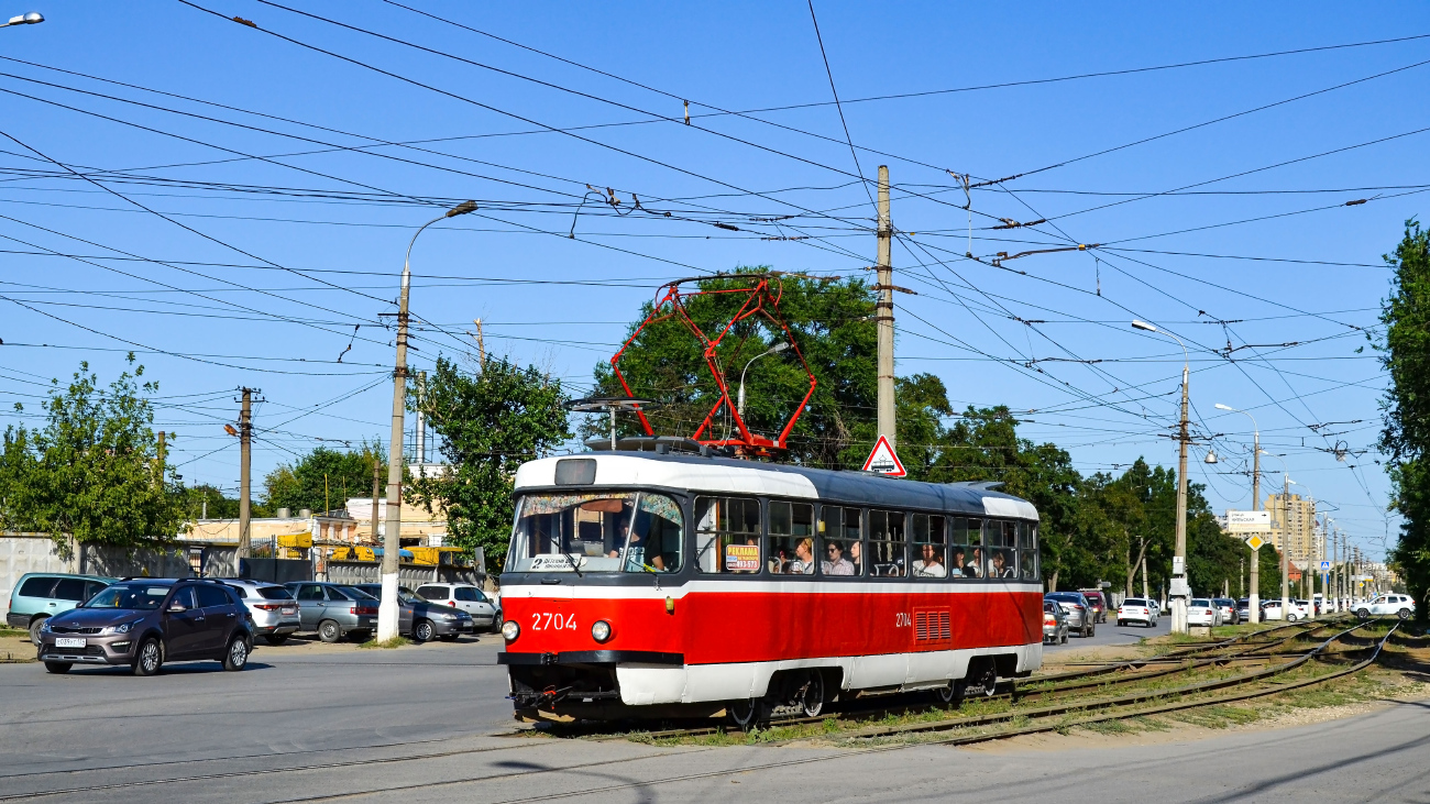 Volgograd, Tatra T3SU # 2704