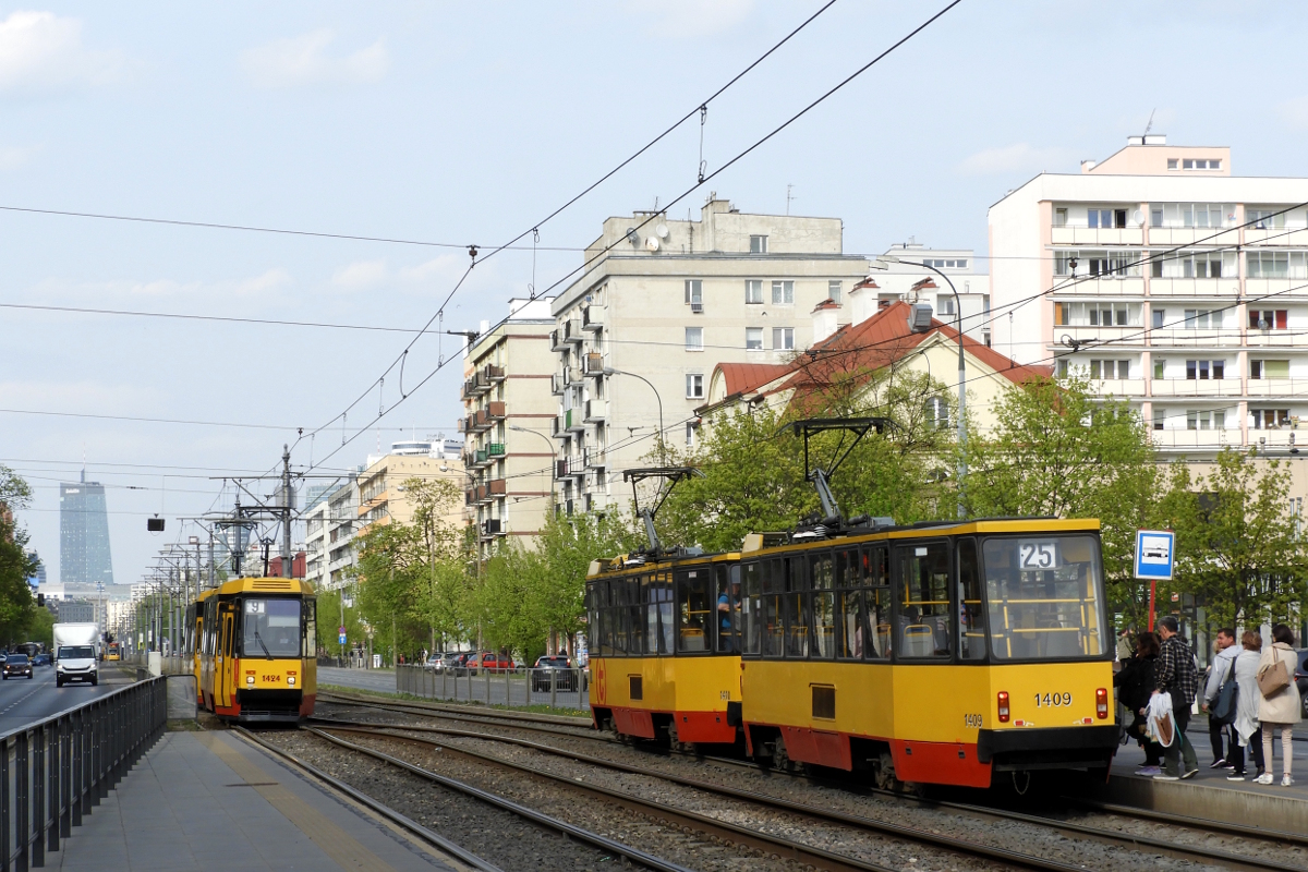 Варшава, Konstal 105Ne № 1409