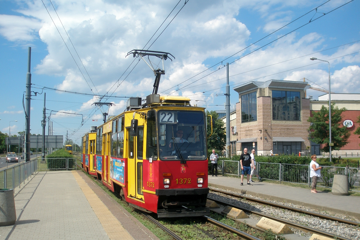 Варшава, Konstal 105Na № 1372