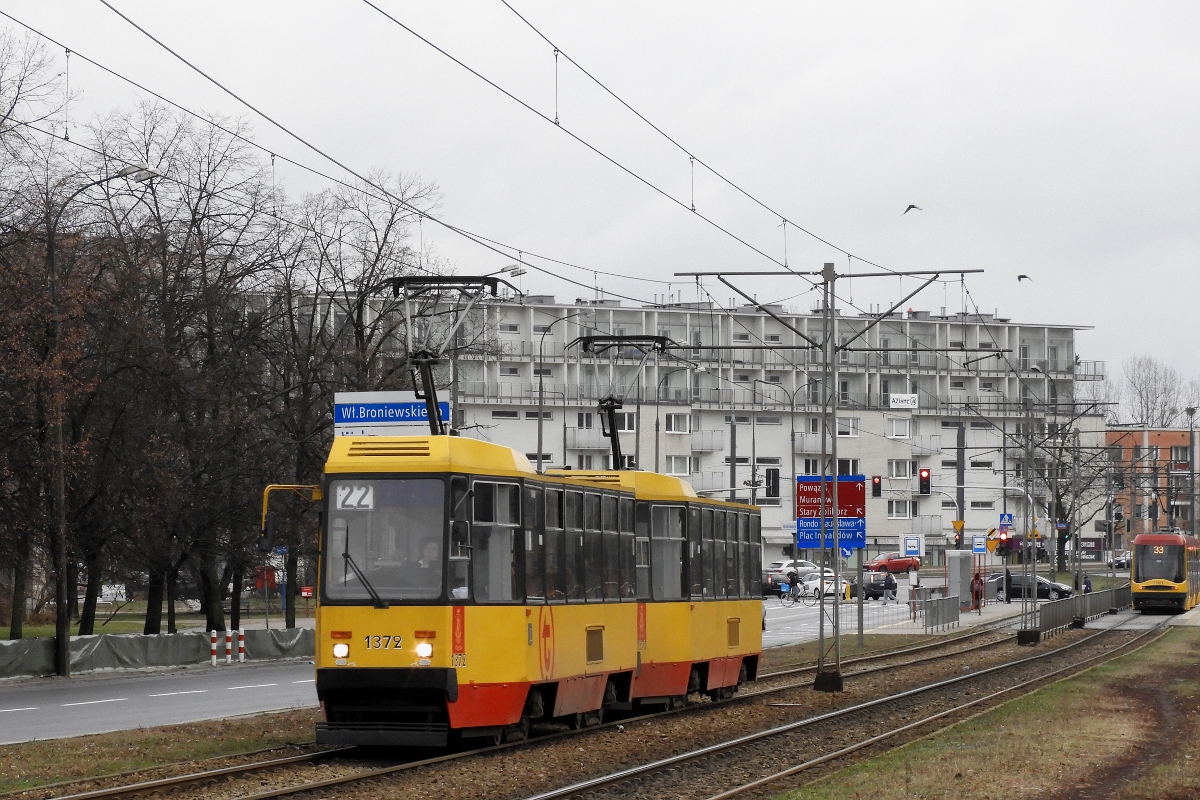 Варшава, Konstal 105Na № 1372