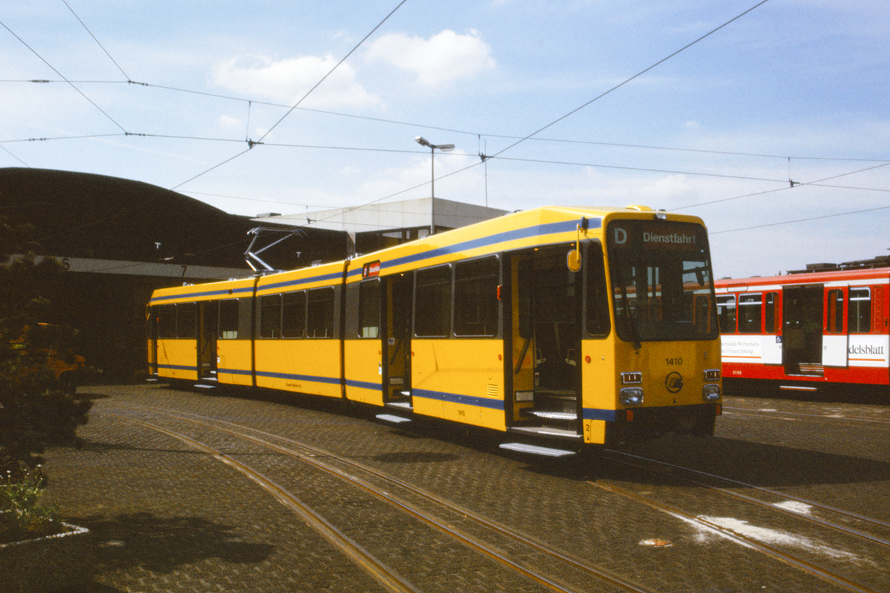 Essen – Mülheim an der Ruhr, Duewag M8C # 1410; Essen – Mülheim an der Ruhr — Old Photos Essen – Mülheim an der Ruhr, Duewag M8C # 1410; Essen – Mülheim an der Ruhr — Old Photos