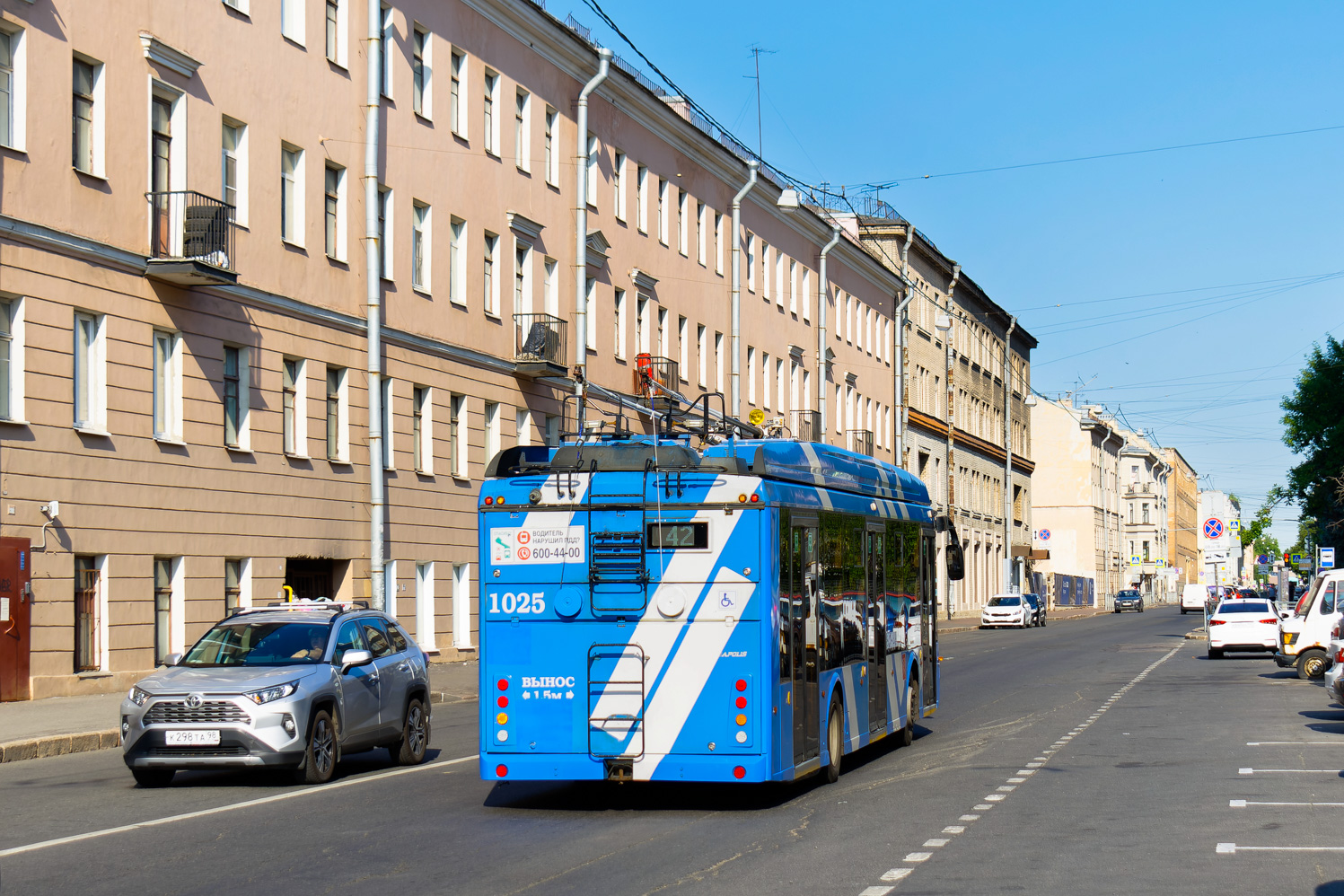 Санкт-Петербург, Тролза-5265.08 «Мегаполис» № 1025