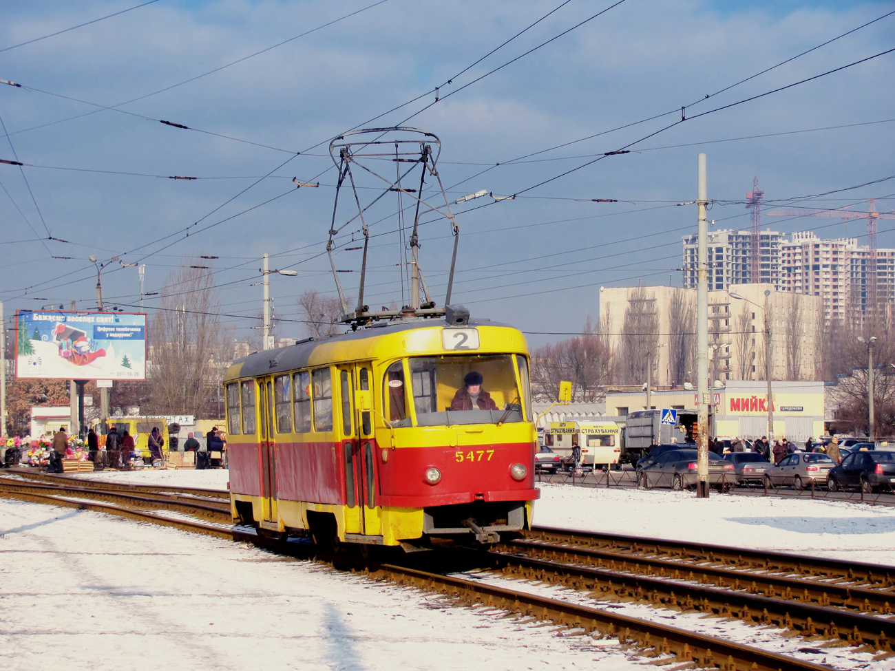 Киев, Tatra T3SU № 5477