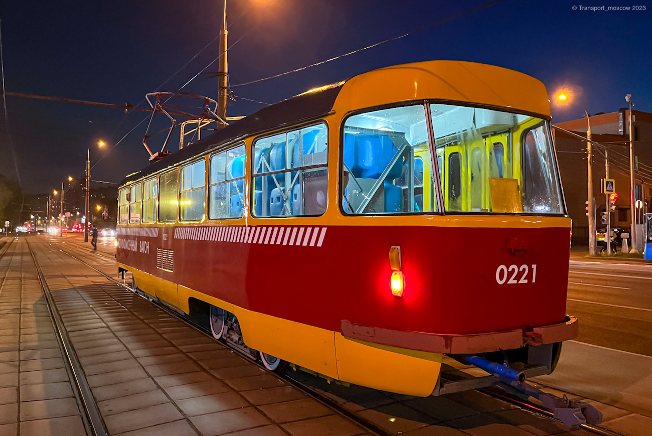 Москва, Tatra T3SU № 0221
