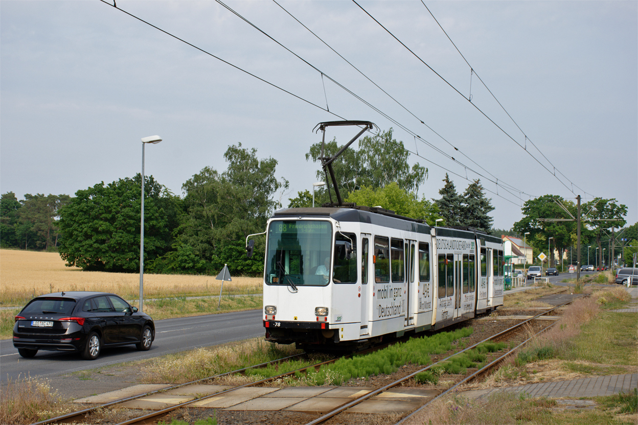 Шёнайхе – Рюдерсдорф, Duewag M6C-NF № 78