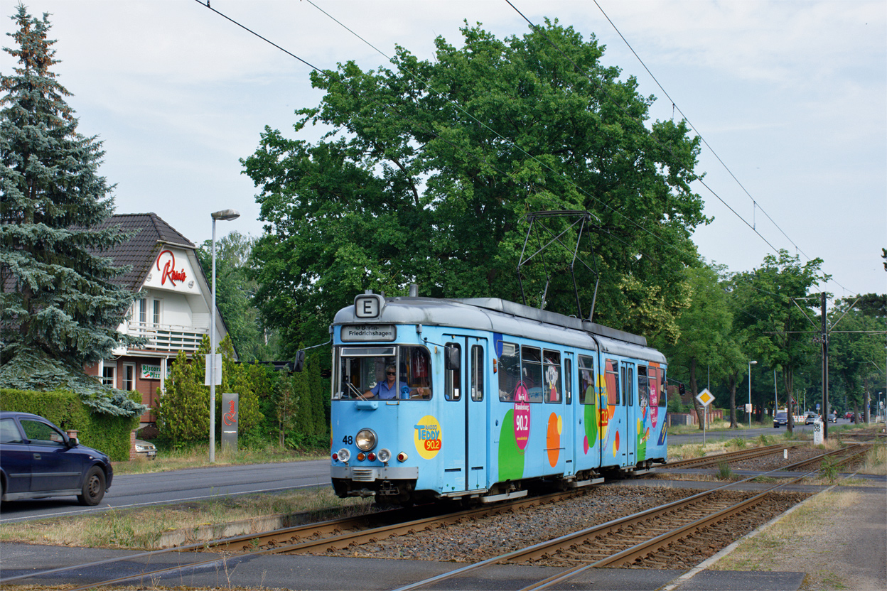 Шёнайхе – Рюдерсдорф, Duewag GT6ZR № 48