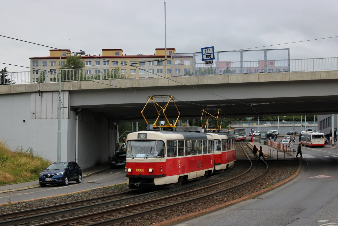 Прага, Tatra T3M2-DVC № 8083 Прага, Tatra T3M2-DVC № 8083
