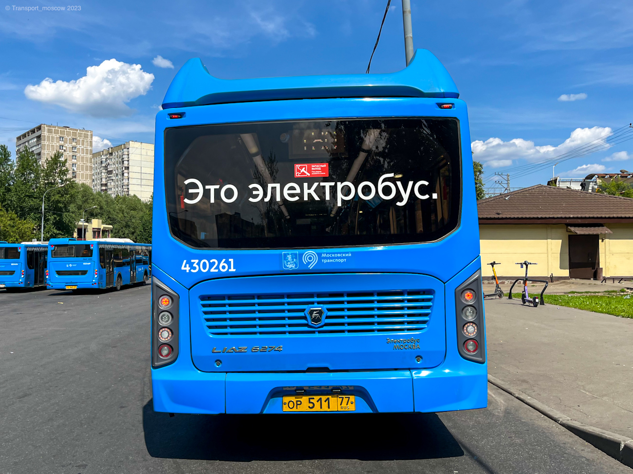 Moscova, LiAZ-6274 Nr. 430261