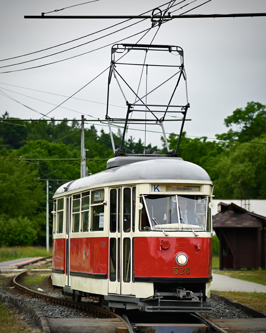 Ostrava, Tatra T1 Nr. 528; Ostrava — Line 5 -Vřesinská — Zátiší