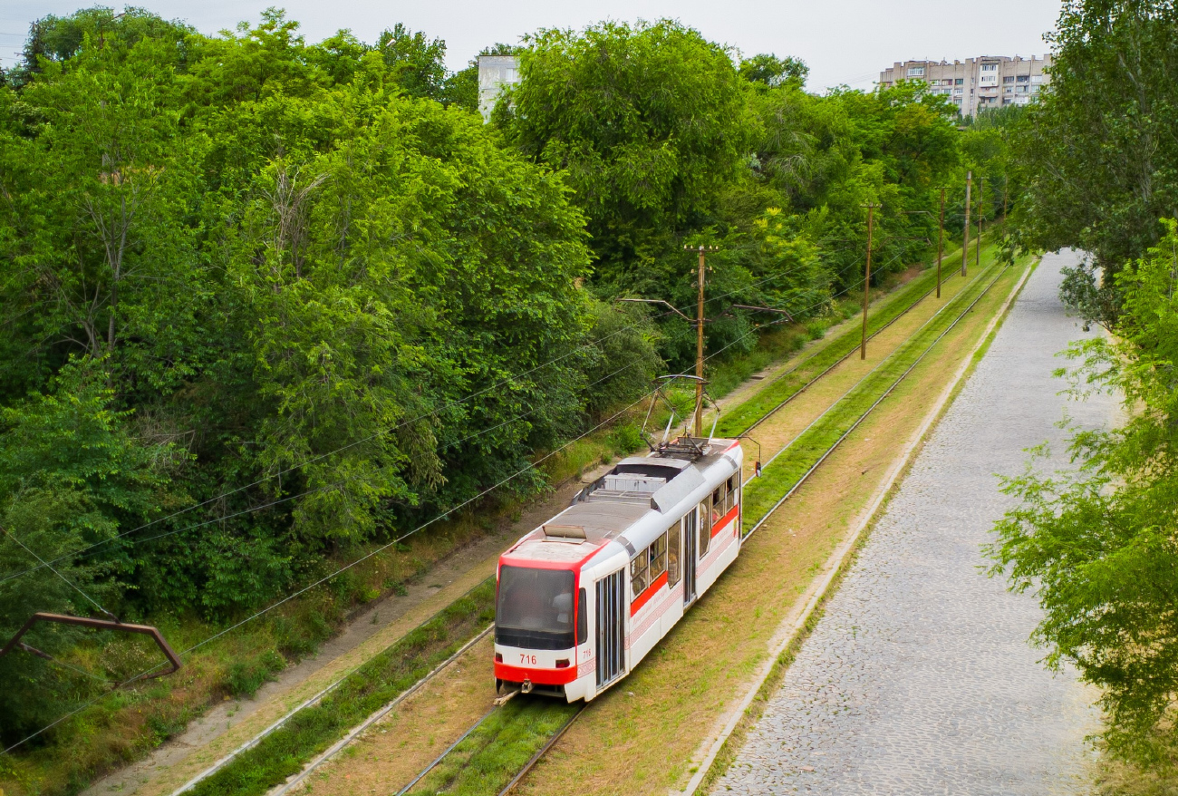 Zaporižžja, T-3UA-3-ЗП # 716; Zaporižžja — Tram lines