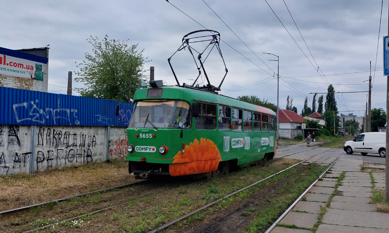 Киев, Tatra T3SUCS № 5655