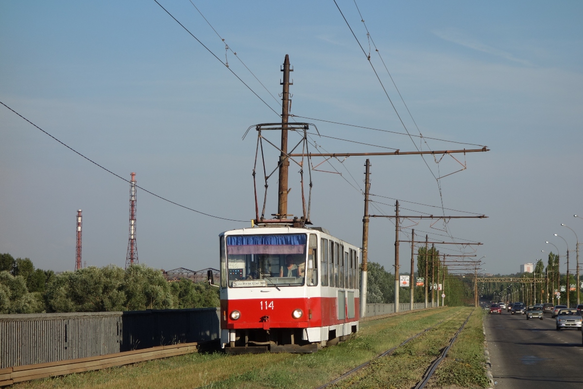 Липецк, Tatra T6B5SU № 114
