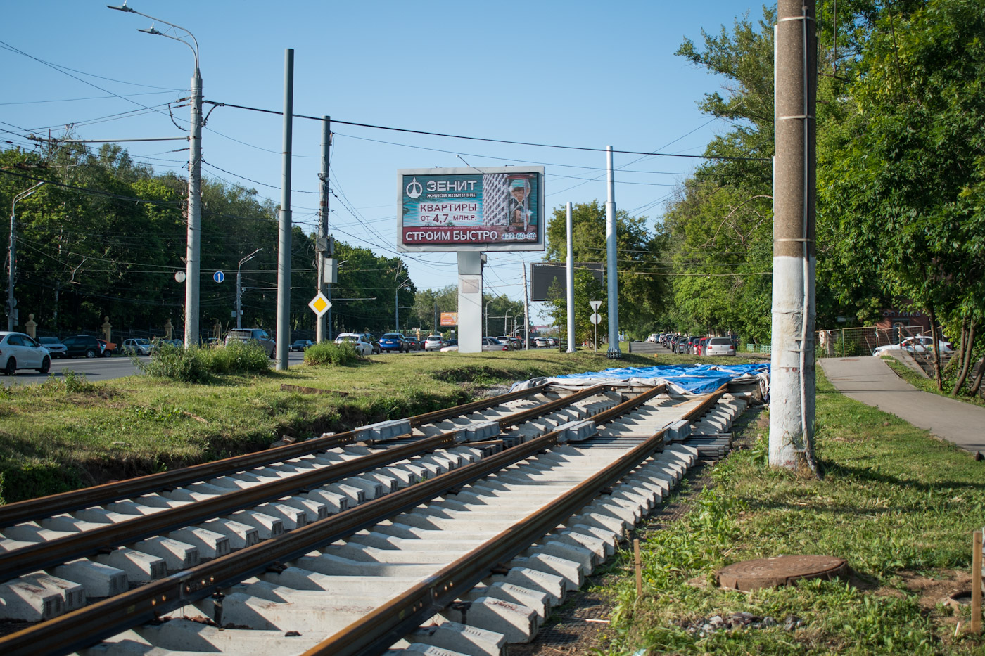 Нижний Новгород — Ремонт трамвайной линии в рамках концессионного соглашения. Этап №3