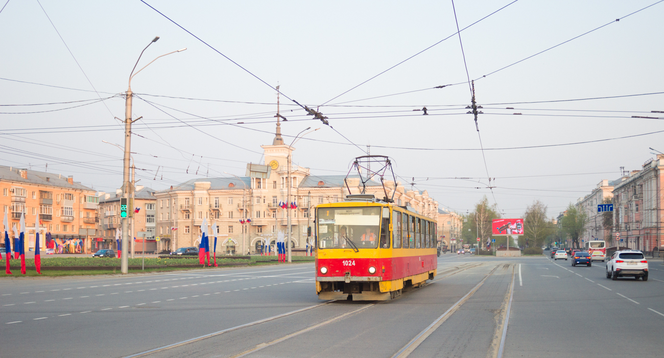 Барнаул, Tatra T6B5SU № 1024