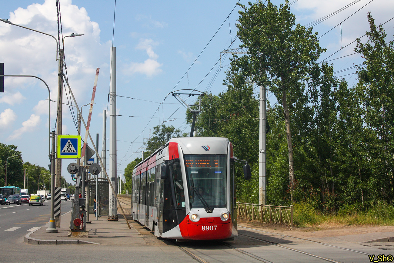 Санкт-Петербург, 71-801 (Alstom Citadis 301 CIS) № 8907