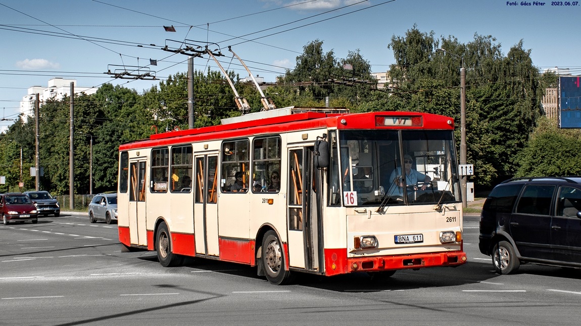 Вильнюс, Škoda 14Tr13/6 № 2611
