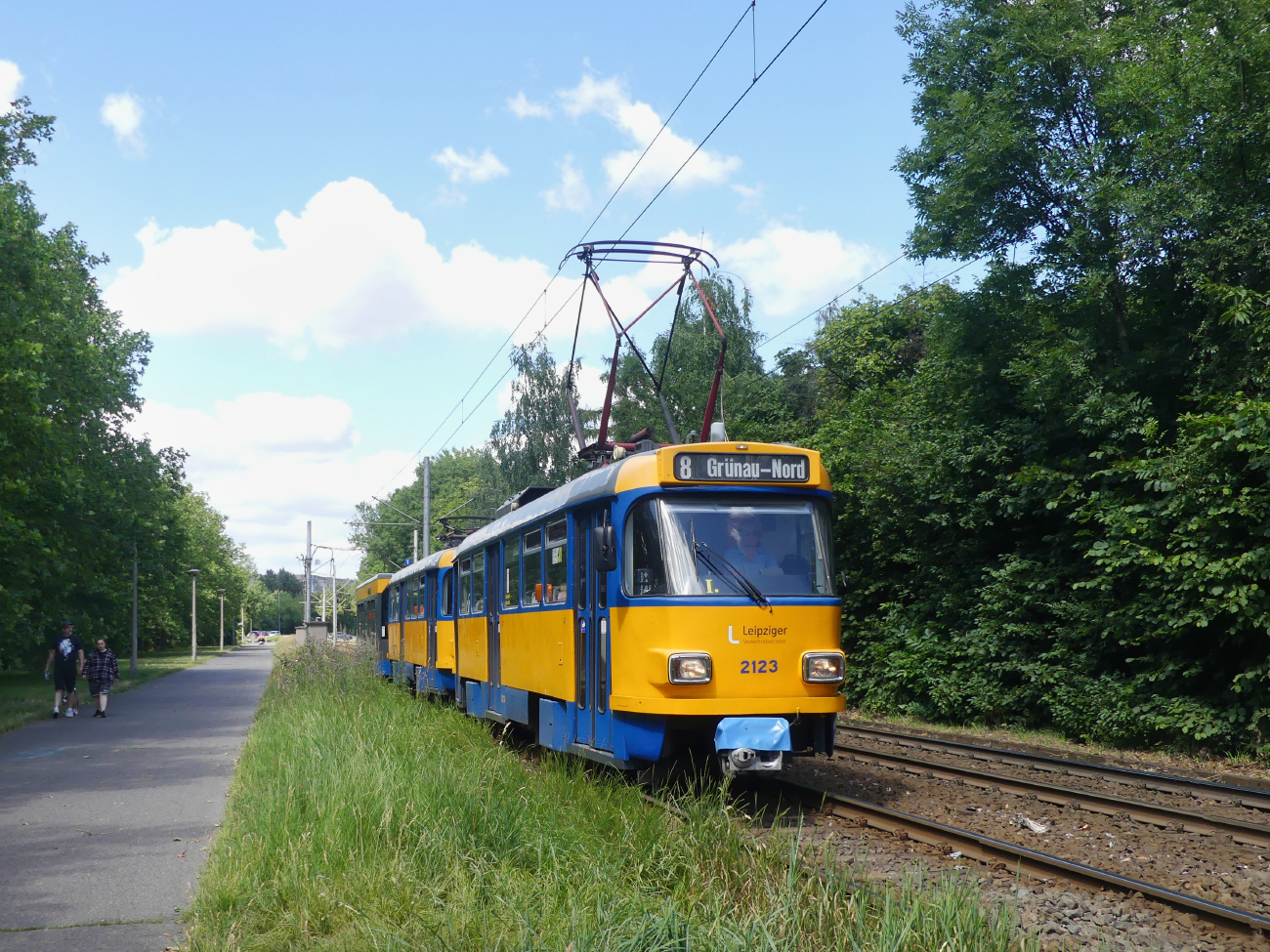 Лейпциг, Tatra T4D-M1 № 2123 Лейпциг, Tatra T4D-M1 № 2123